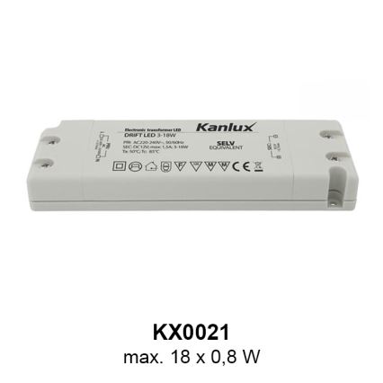 Kanlux 23100 - Corp de iluminat LED orientare SOLA 1xLED/0,8W/12V