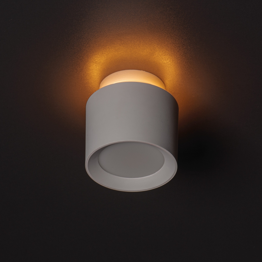 Spot LED SONOR LED/6W/230V 3000/4000/5700K + LED/1,5W 2200K Ø 9 cm alb