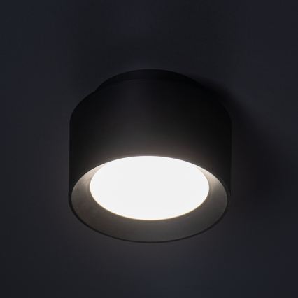 Spot LED SONOR LED/12W/230V 3000/4000/5700K + LED/1,5W 2200K diam. 14 cm negru