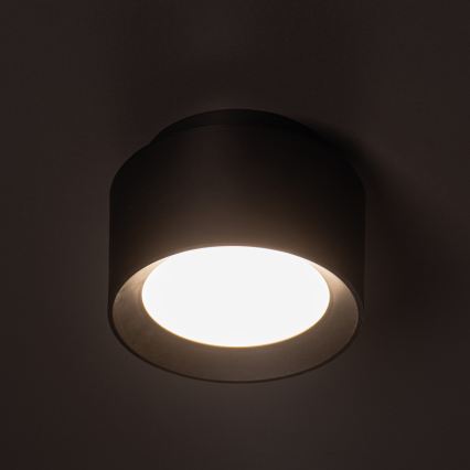 Spot LED SONOR LED/12W/230V 3000/4000/5700K + LED/1,5W 2200K diam. 14 cm negru