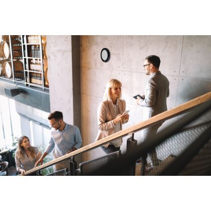 Plafonieră LED tavan/încastrată 2-în-1 ERGA LED/17W/230V 3000/4000/6500K, negru