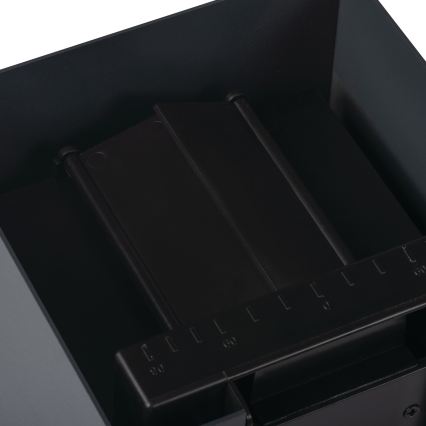 Aplica solară de perete cu senzor REKA LED, 6 W, 3,7 V, 1800 mAh, 3000/4000/6500K, IP65, negru