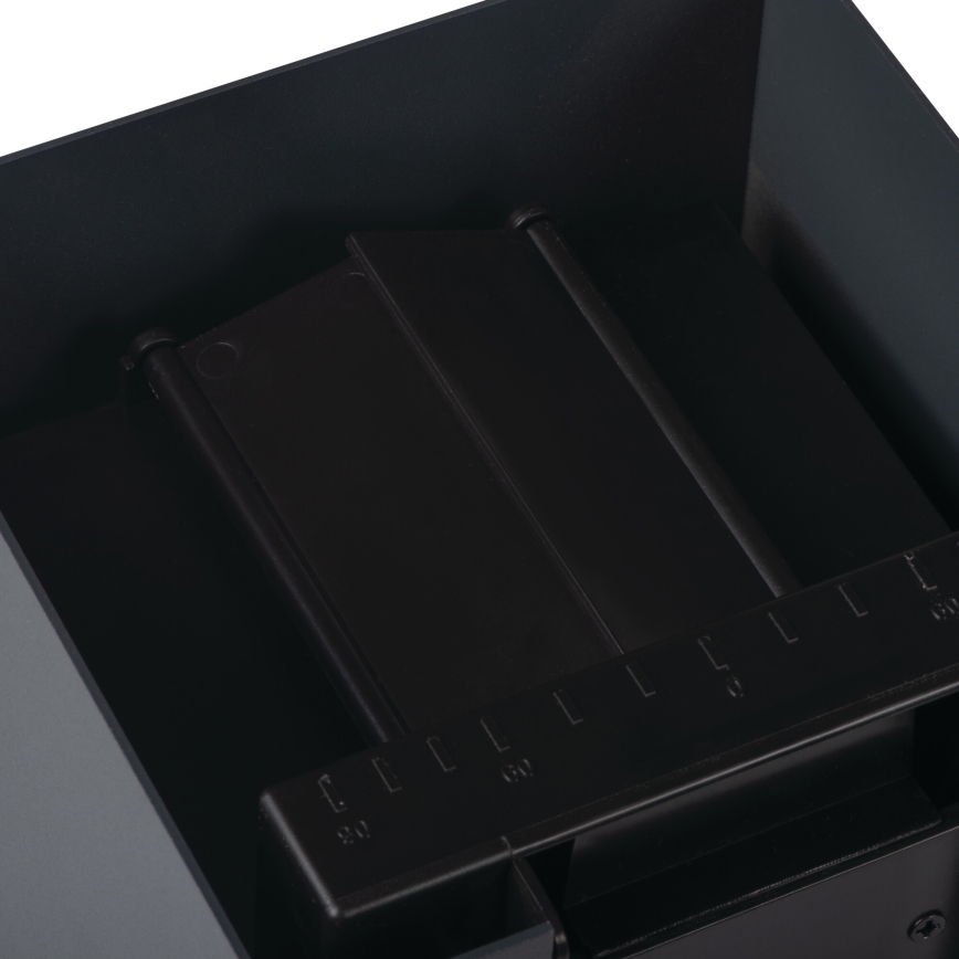 Aplica solară de perete cu senzor REKA LED, 6 W, 3,7 V, 1800 mAh, 3000/4000/6500K, IP65, negru