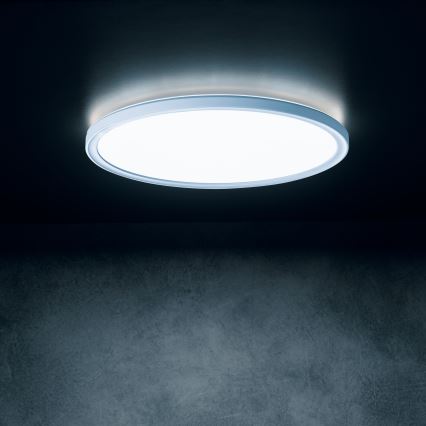 Plafonieră LED AZPO 11,8W/230V, 3000/4000/6000K, Ø 22,5 cm, IP54, albă