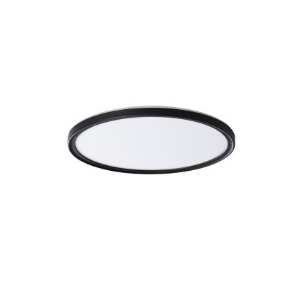 Plafonieră LED AZPO LED/11,8W/230V 3000/4000/6000K Ø 22,5 cm IP54 negru