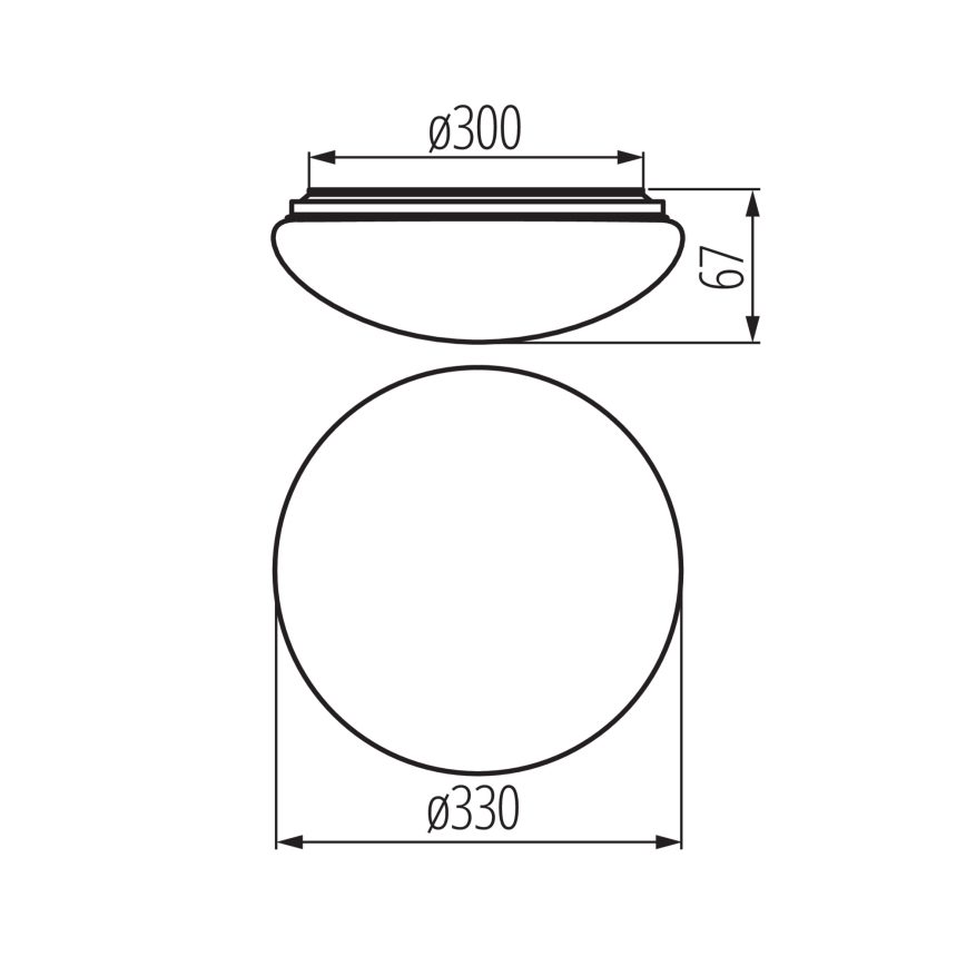 Plafonieră LED pentru baie cu senzor de mișcare și senzor de amurg CORSO LED/18W/230V 3000/4000/6500K Ø 33 cm IP44