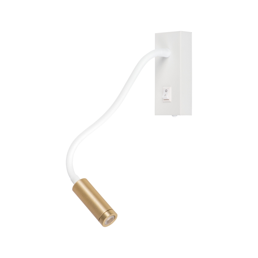 Lampă flexibilă TONIL LED/3,3W/230V alb/auriu