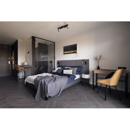 Lampă flexibilă TONIL LED/3,3W/230V negru/auriu