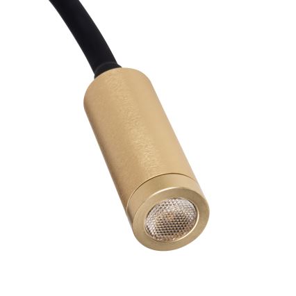 Lampă flexibilă TONIL LED/3,3W/230V negru/auriu