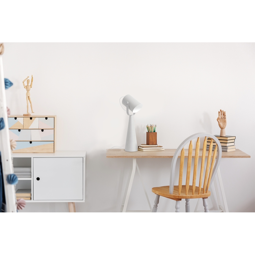 Lampă de masă LARATA 1xE27/5W/230V albă