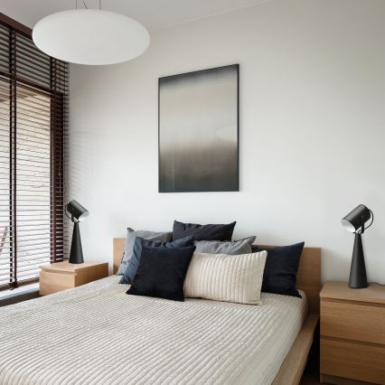 Lampă de masă LARATA 1xE27/5W/230V, neagră