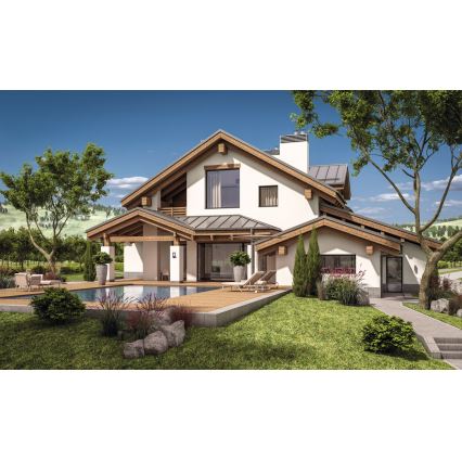 Aplica de perete pentru exterior PEVO, 1xGX53/11W/230V, IP44, antracit