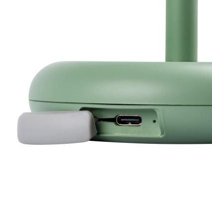 Lampă LED reîncărcabilă reglabilă FLUXY LED/1,7W/1800 mAh IP44 verde
