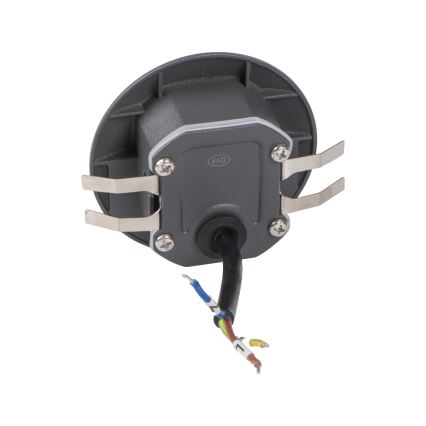 Aplică LED pentru scări EXIN, rotundă, antracit, 2,5W, 230V, 4000K, IP65
