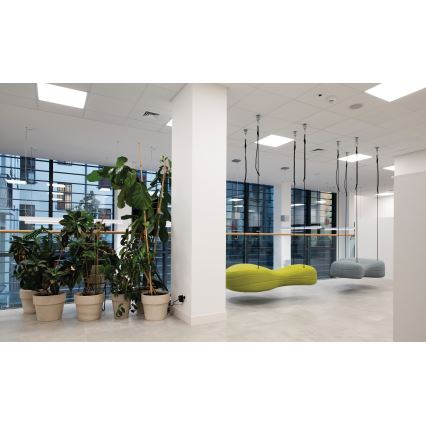 Panou LED încastrat BLINGO UAIO, 38W, 230V, 3000/4000/6500K, 60x60 cm, CRI 90, UGR19