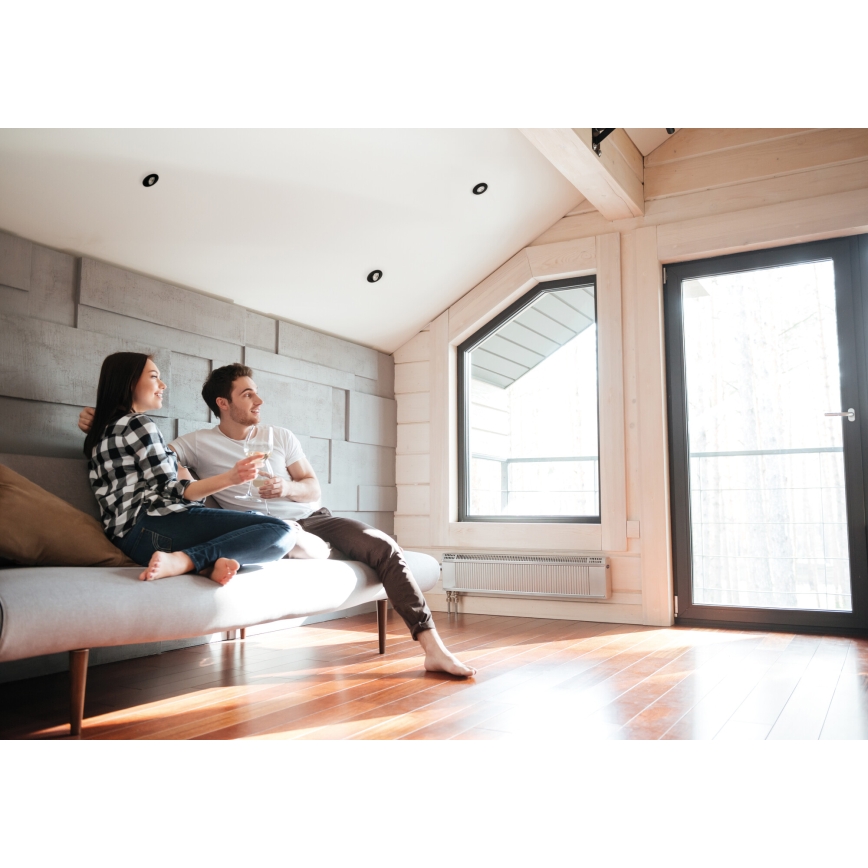 Corp de iluminat încastrat LED FIZU 4W 230V 3000/4000/6500K, negru