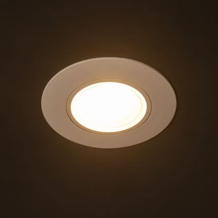 Plafonieră LED încastrată FIZU, 4W, 230V, 3000/4000/6500K, alb