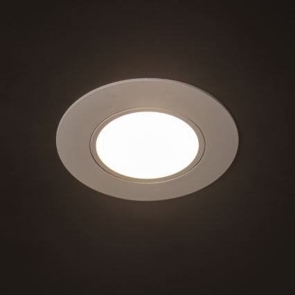 Plafonieră LED încastrată FIZU, 4W, 230V, 3000/4000/6500K, alb