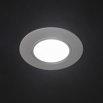 Plafonieră LED încastrată FIZU, 4W, 230V, 3000/4000/6500K, alb