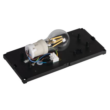 Aplica de perete pentru exterior LERTO, 1xE27/15W/230V, IP54, negru