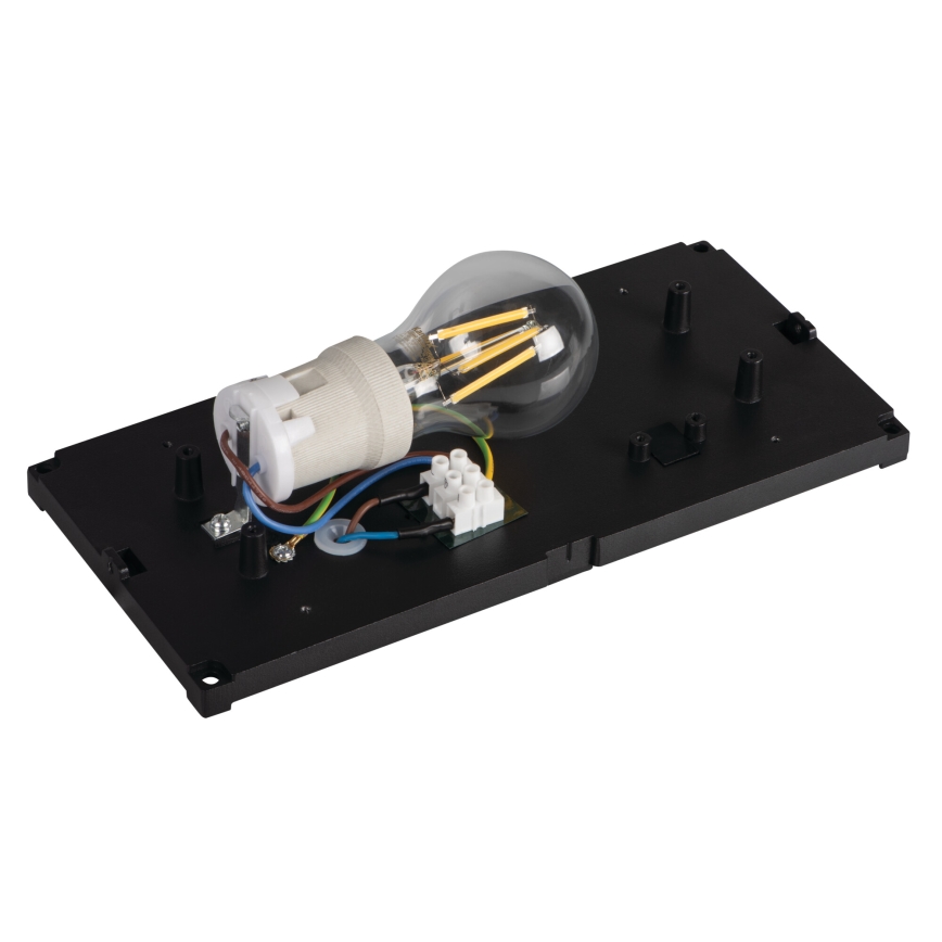 Aplica de perete pentru exterior LERTO, 1xE27/15W/230V, IP54, negru