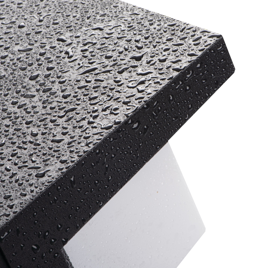 Aplica de perete LED pentru exterior LERTO LED/12W/230V IP54 neagră