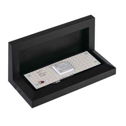 Aplica de perete LED pentru exterior LERTO LED/12W/230V IP54 neagră