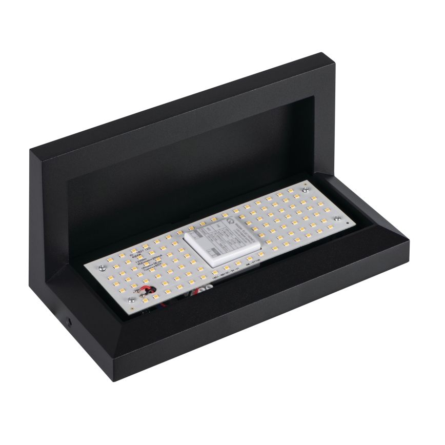 Aplica de perete LED pentru exterior LERTO LED/12W/230V IP54 neagră