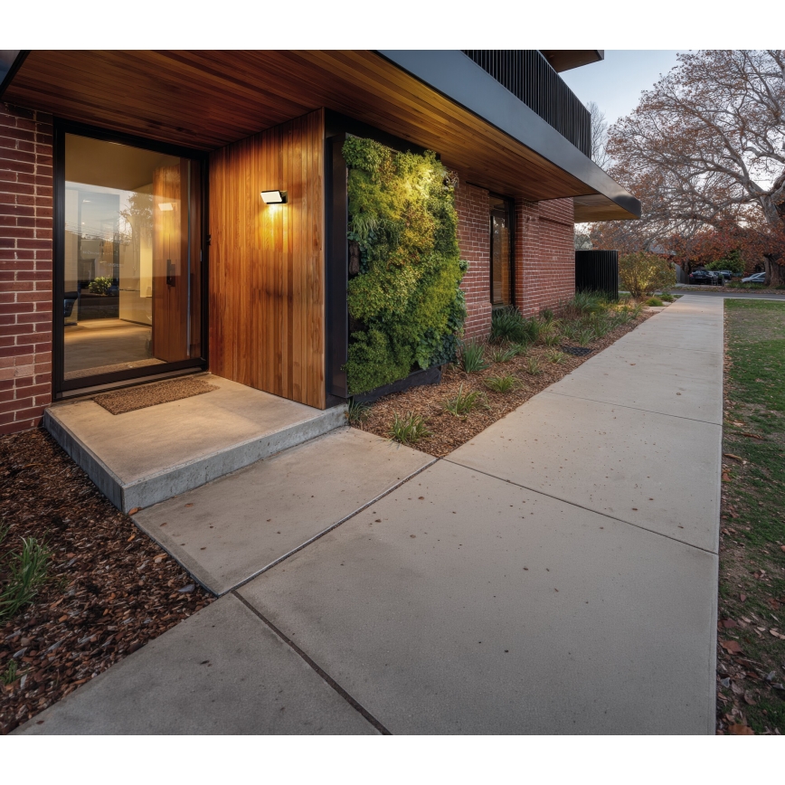 Aplică de perete pentru exterior XERTO LED/20W/230V 3000/4000/6500K IP65 neagră