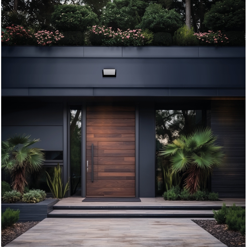 Aplică de perete LED XERTO pentru exterior, cu senzor de mișcare și senzor crepuscular, LED/20W/230V 3000/4000/6500K IP44, negru