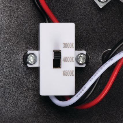 Aplică de perete LED XERTO pentru exterior, cu senzor de mișcare și senzor crepuscular, LED/20W/230V 3000/4000/6500K IP44, negru