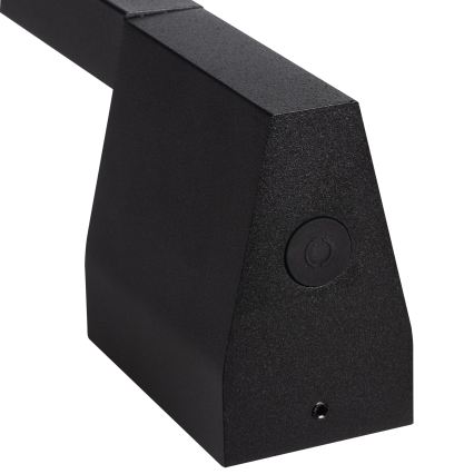 Aplică LED de exterior YALTE, 9W, 230V, 3000/4000/6500K, 61,5 cm, IP54, negru