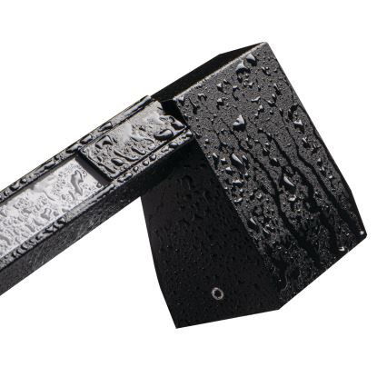 Aplică LED de exterior YALTE, 9W, 230V, 3000/4000/6500K, 61,5 cm, IP54, negru