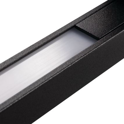 Aplica LED de exterior YALTE, 8,5 W, 230 V, 3000/4000/6500 K, 93 cm, IP54, negru