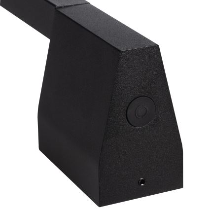Aplică LED de exterior YALTE, 12W, 230V, 3000/4000/6500K, 123 cm, IP54, negru