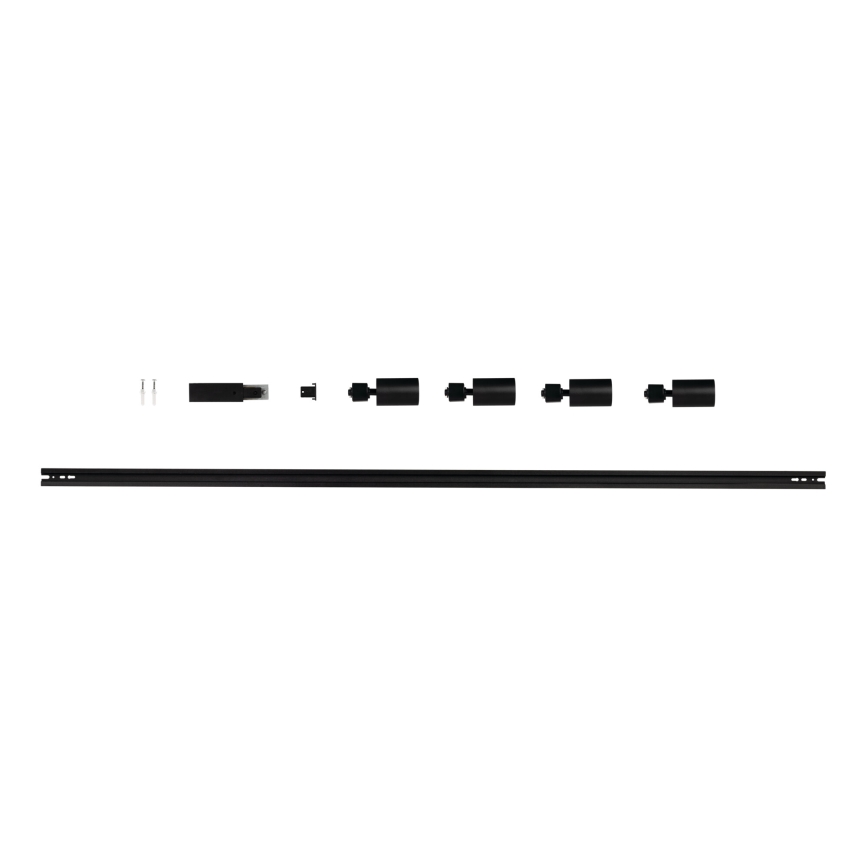 Spot pentru șină ALTEAR 4xGU10/10W/230V 1,5m negru