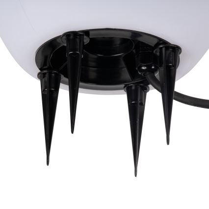 Lampă de exterior STONO, 1x E27, 15 W, 230 V, diametru 20 cm, IP65, albă