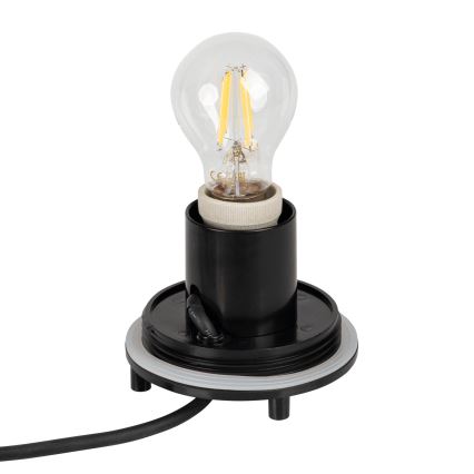 Lampă de exterior STONO, 1x E27, 15 W, 230 V, diametru 20 cm, IP65, albă