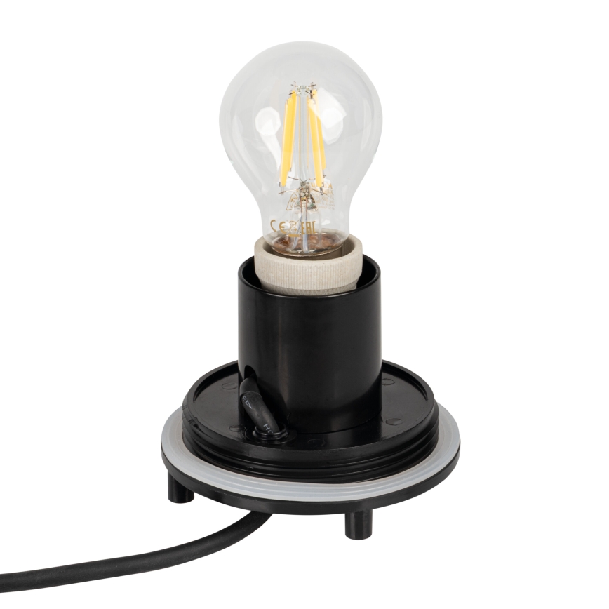 Lampă de exterior STONO, 1x E27, 15 W, 230 V, diametru 20 cm, IP65, albă