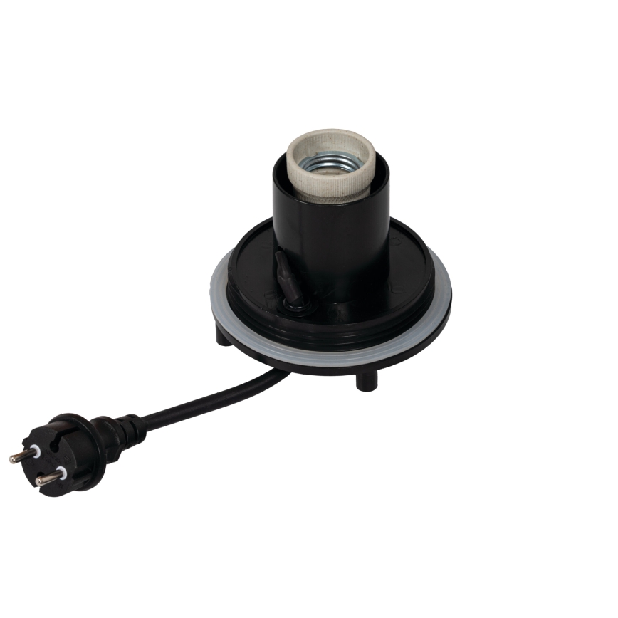 Lampă de exterior STONO, 1x E27, 15 W, 230 V, diametru 20 cm, IP65, albă