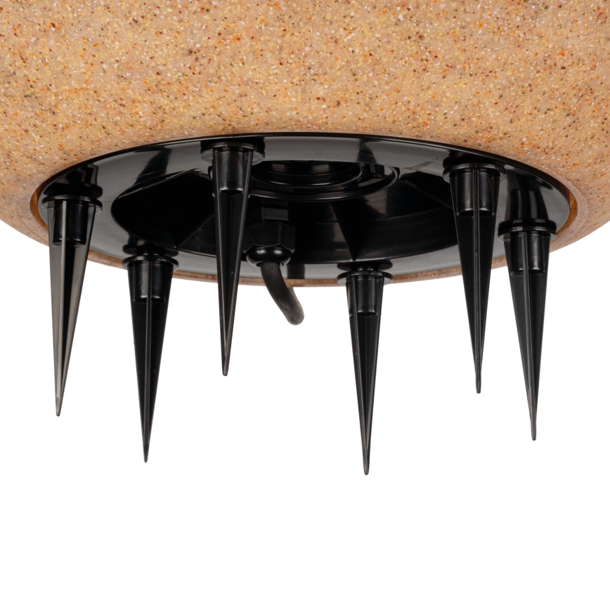 Lampă de exterior STONO, Ø 50 cm, 1x E27/20W/230V, IP65, bej