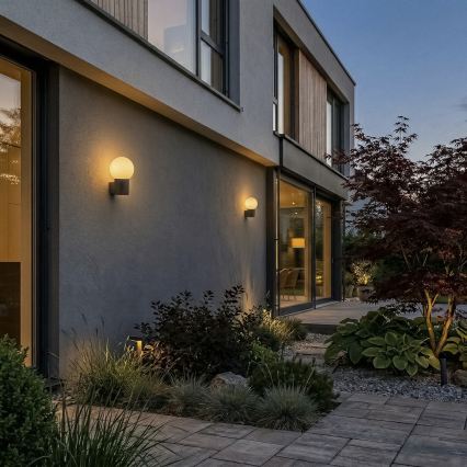 Lampă de perete pentru exterior STONO 1xE27/15W/230V IP65 antracit