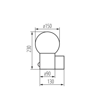 Lampă de perete pentru exterior cu senzor de mișcare și de crepuscul STONO 1xE27/15W/230V IP65 antracit