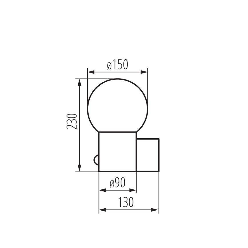 Lampă de perete pentru exterior cu senzor de mișcare și de crepuscul STONO 1xE27/15W/230V IP65 antracit