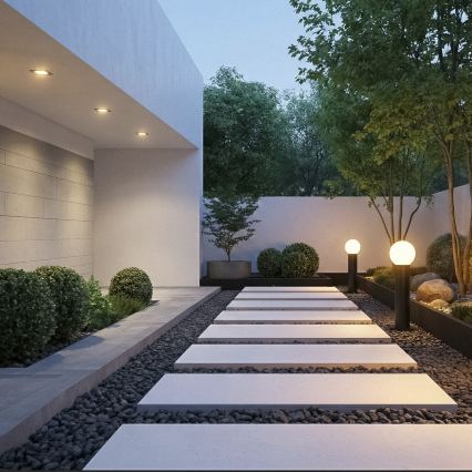 Lampă de exterior STONO 1xE27/15W/230V, 50 cm, IP65, antracit