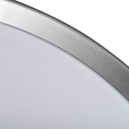 Plafonieră dimabilă LIXAN LED, 47W/230V, 3000-6500K, Ø 38,6 cm, alb/argintiu, cu telecomandă