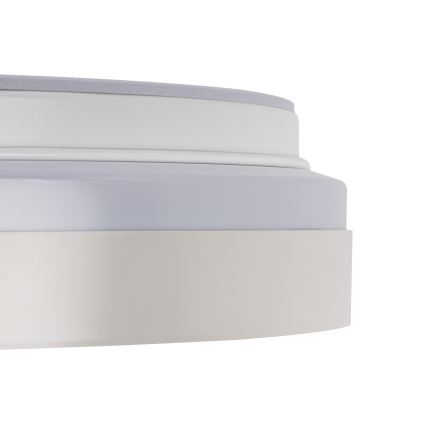 Plafonieră dimabilă LIXAN LED, 47W/230V, 3000-6500K, Ø 38,6 cm, alb/argintiu, cu telecomandă