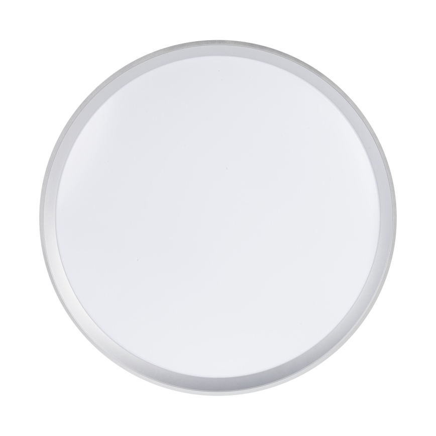 Plafonieră LED dimabilă LIXAN, 65 W, 230 V, 3000–6500 K, Ø 48,6 cm, alb/argintiu, cu telecomandă