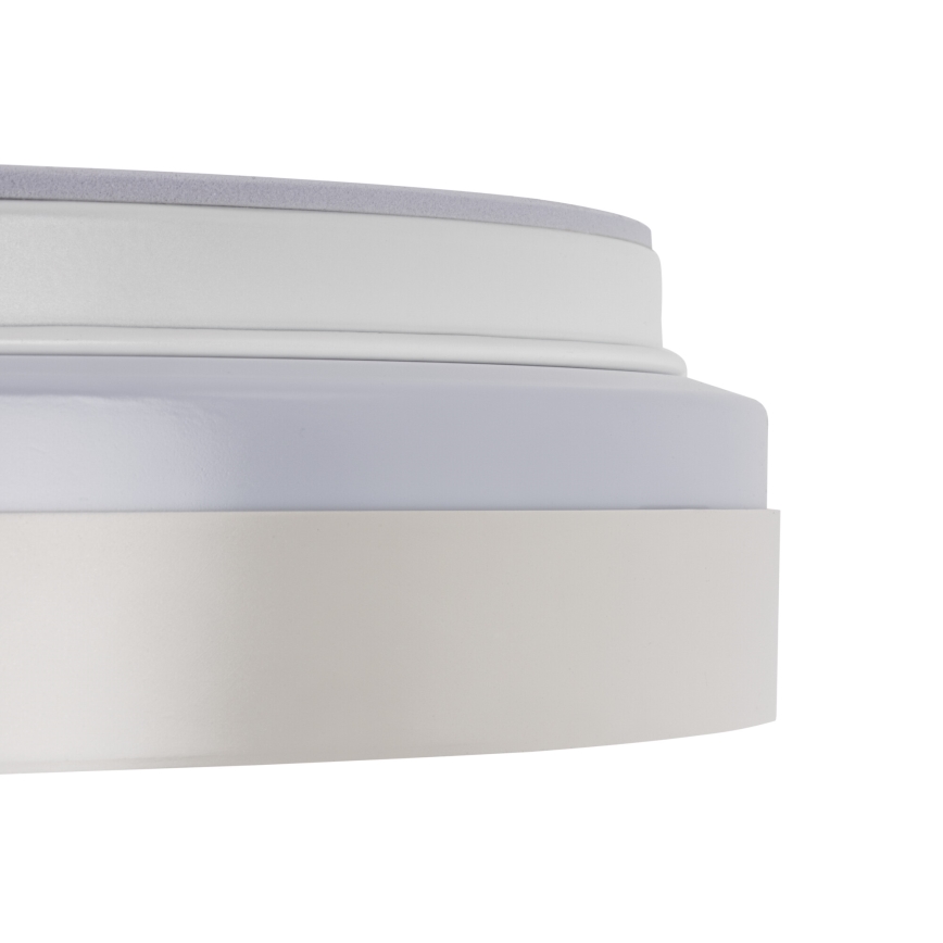 Plafonieră LED dimabilă LIXAN, 65 W, 230 V, 3000–6500 K, Ø 48,6 cm, alb/argintiu, cu telecomandă