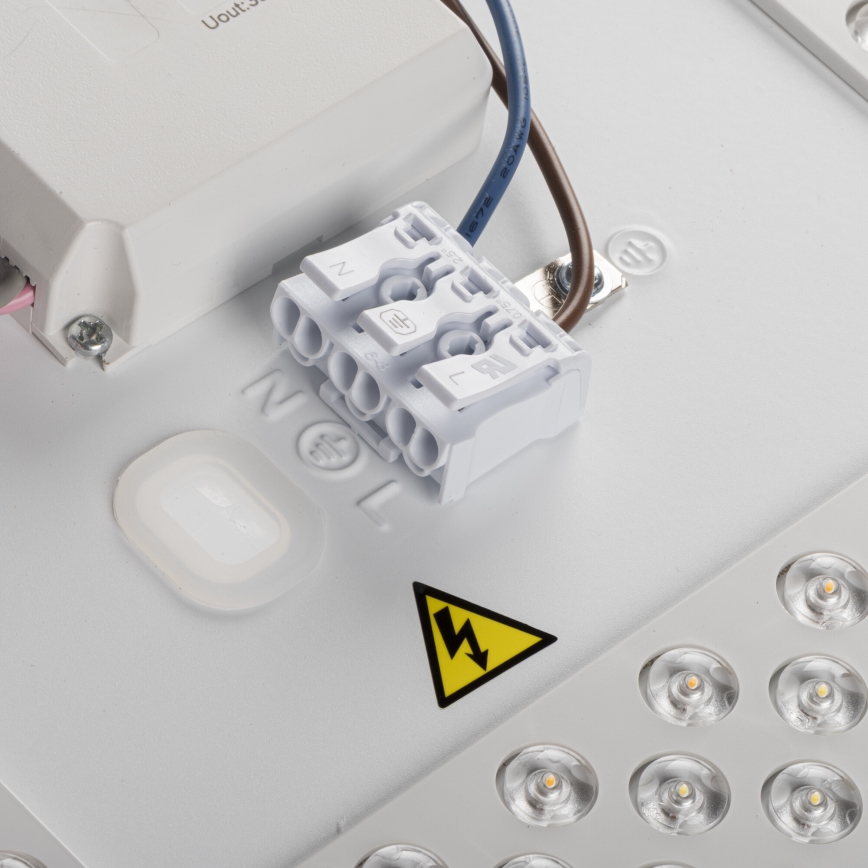 Plafonieră LED dimabilă LIXAN, 65 W, 230 V, 3000–6500 K, Ø 48,6 cm, alb/argintiu, cu telecomandă